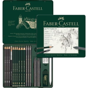 Set 19 piese Faber-Castell Pitt Monochrome