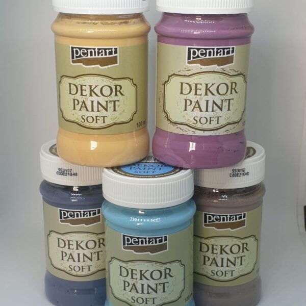 Vopsea decor moale 100 ml PentArt culori